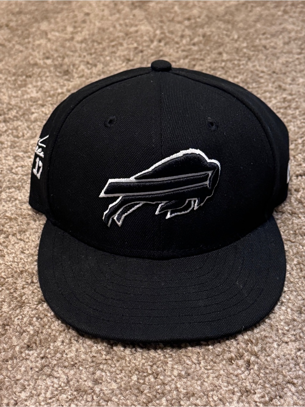 Buffalo Bills Josh Allen New Era Hat Cap Youth Black Snapback NFL Logo